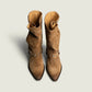 Rustic Boot Suede in Cognac