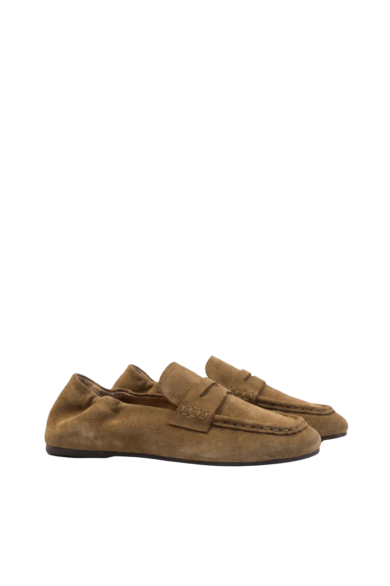 Penny Loafer Square in Light Camel