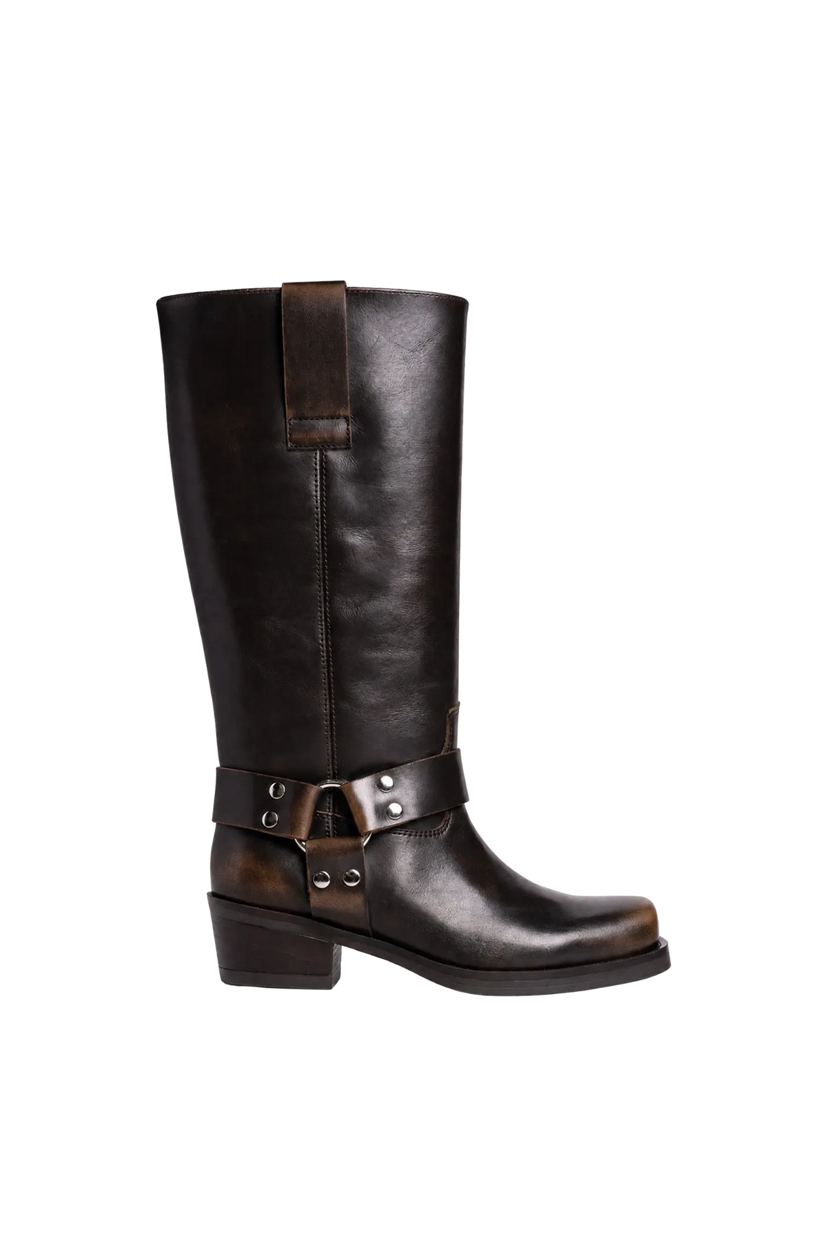 Texas Boot Leather in Coffee