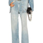 Jeans Damon Pleated Wide Leg in Lennon Blue