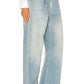 Jeans Damon Pleated Wide Leg in Lennon Blue