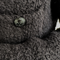Blazer Shrunken Sweater in Black Boucle