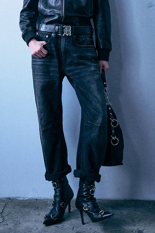 Jeans Articulated Knee X-BF in Brixton Black