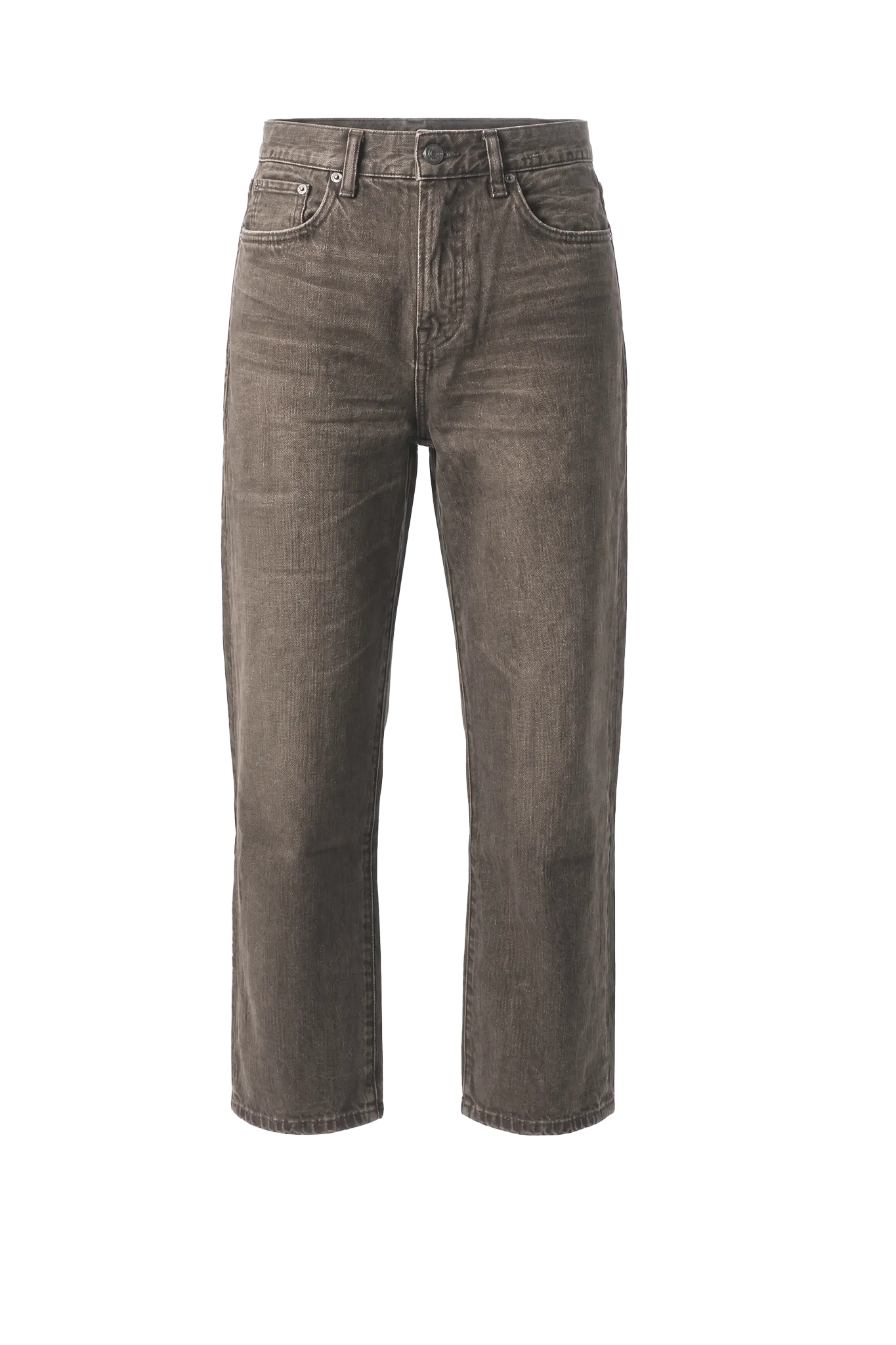 Jeans BF in Worn Chocolate Brown