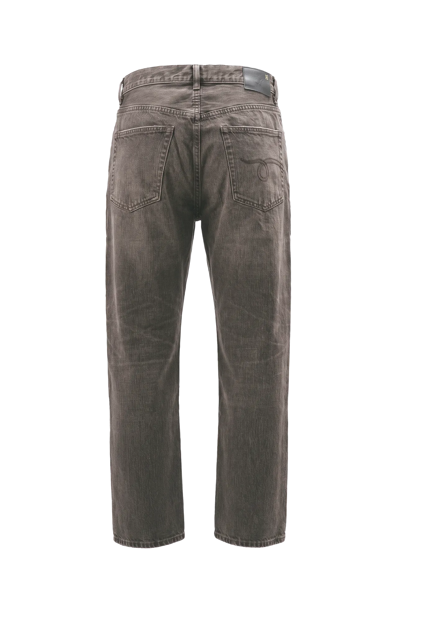 Jeans BF in Worn Chocolate Brown