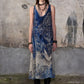 Tankdress in Blue Distressed Medallion