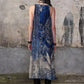 Tankdress in Blue Distressed Medallion