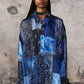 Shirt Dropneck in Blue Multi Bandana