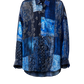 Shirt Dropneck in Blue Multi Bandana