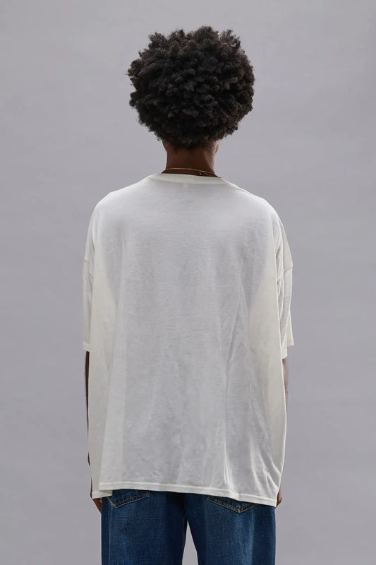 T-Shirt I Dont Care Relaxed T in Ecru White