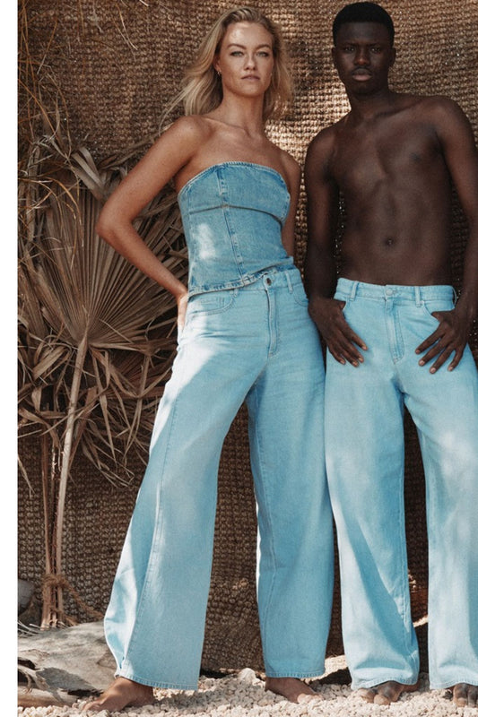 Hose Cameron in Hellblau