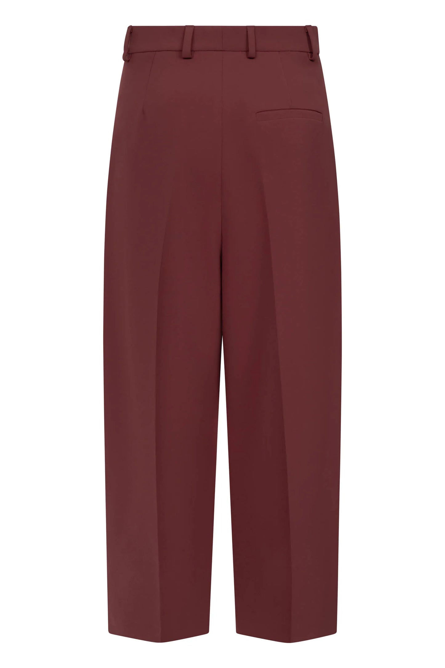 Hose Noa Crop in Merlot
