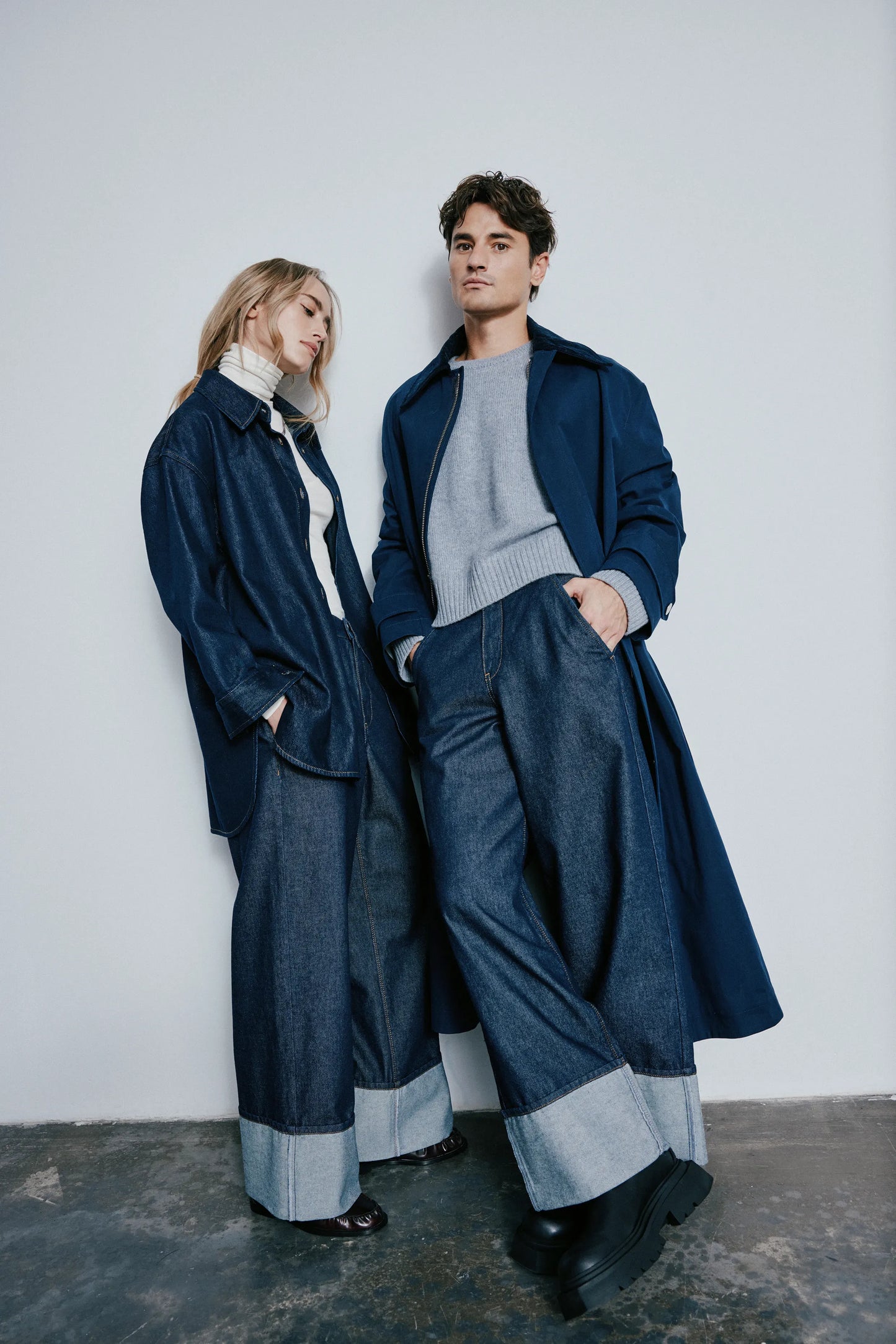 Jeans Elien in Marine
