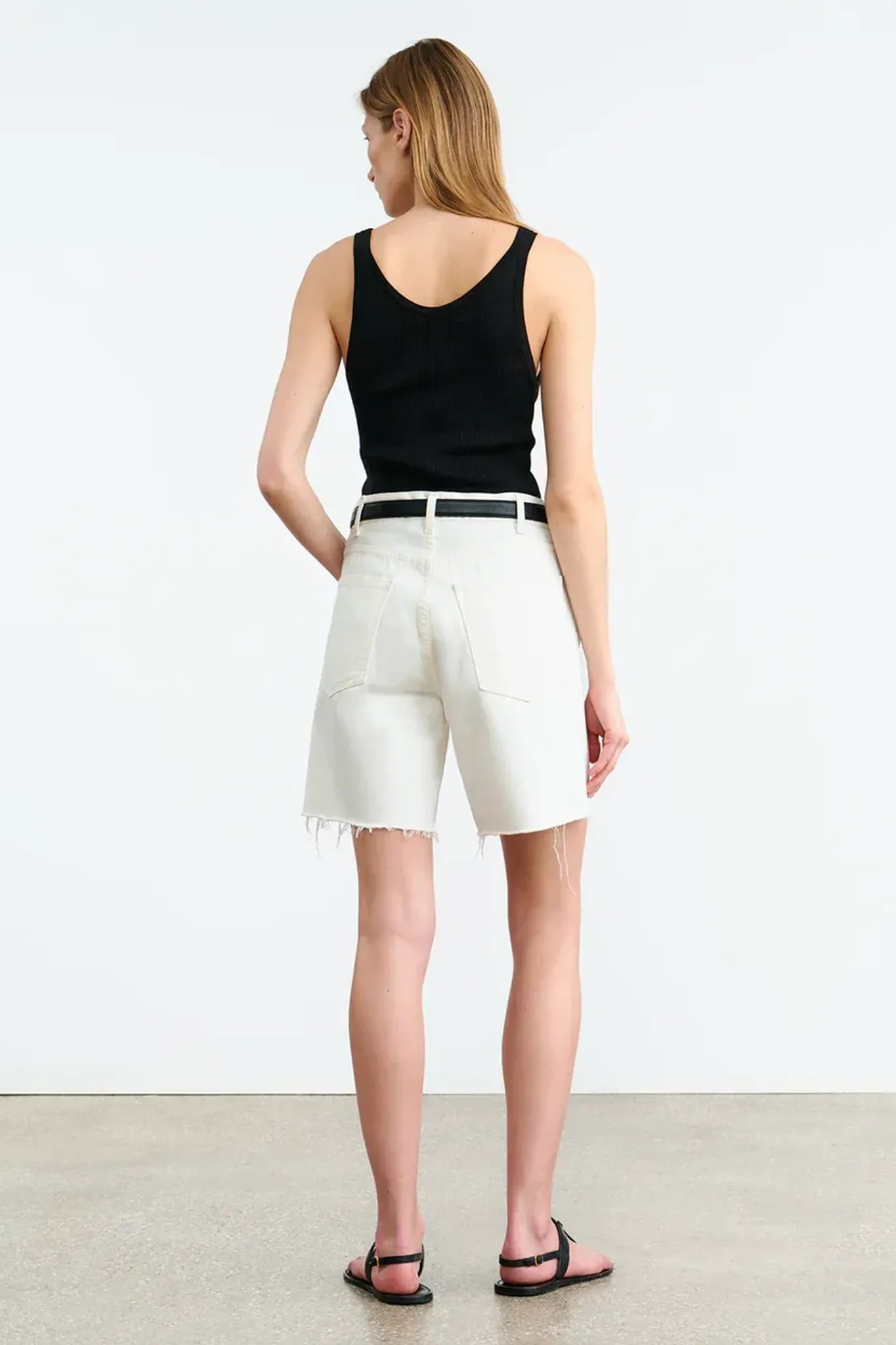 Denim Short Russell in Cream
