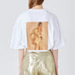 T-Shirt SA SU PHI mit Backprint in White