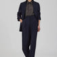Hose Bogart Wool Single Pleat in Navy