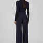 Hose Bogart Wool Single Pleat in Navy