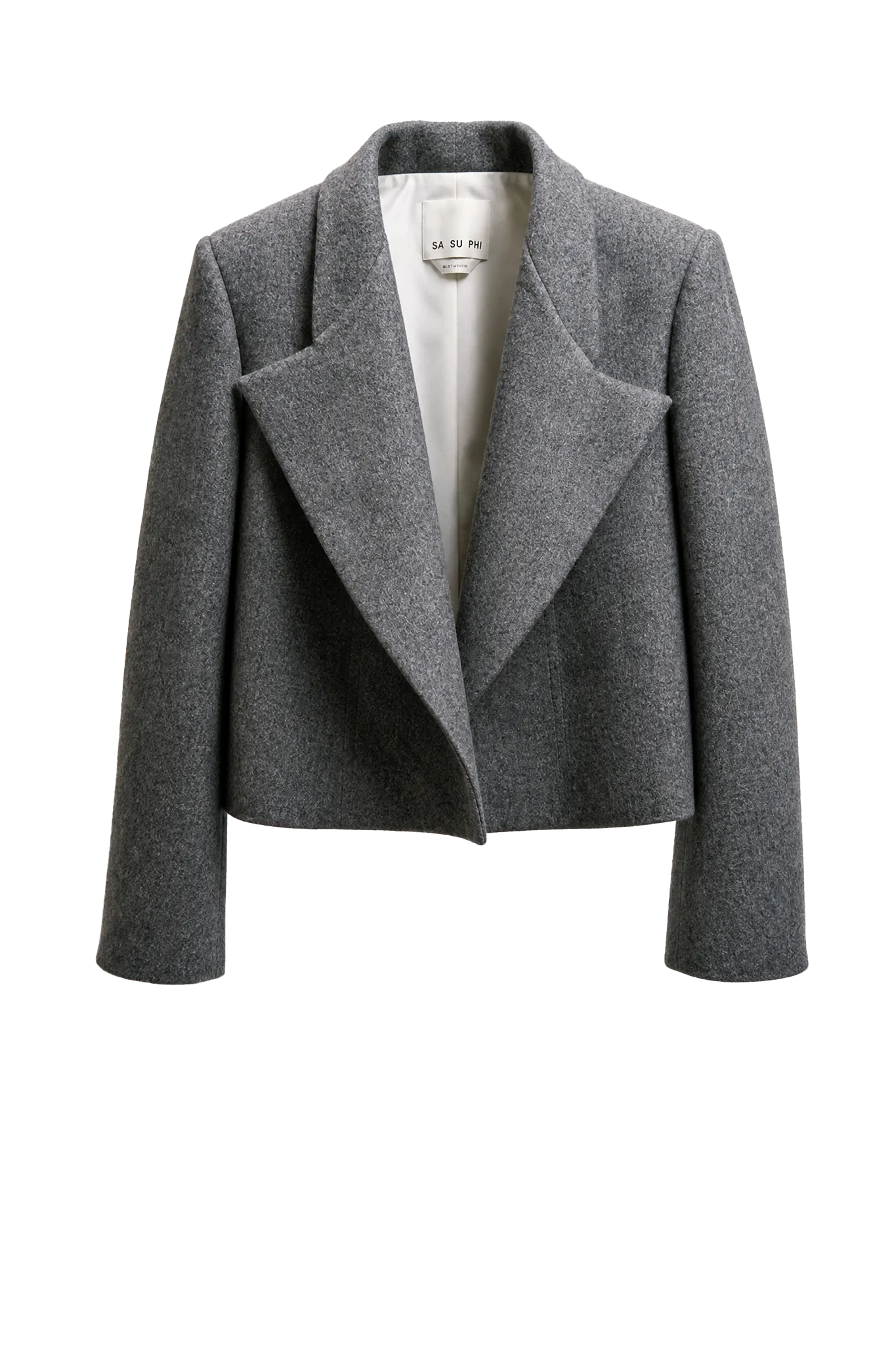 Jacke Lauren Cropped in Grey