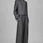 Jacke Lauren Cropped in Grey