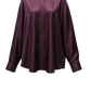 Shirt Su Satin in Bordeaux