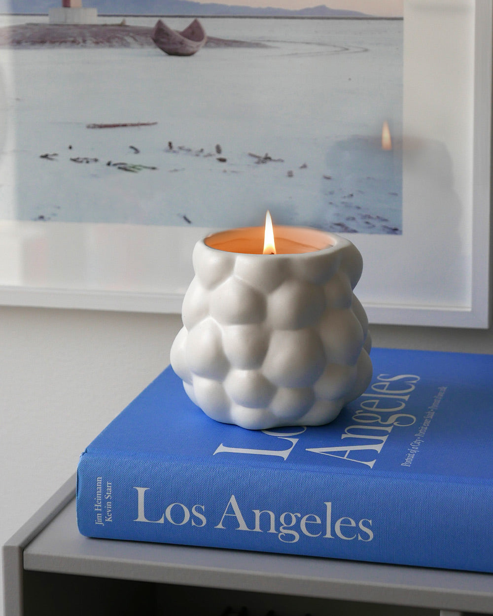Cloud scented candle