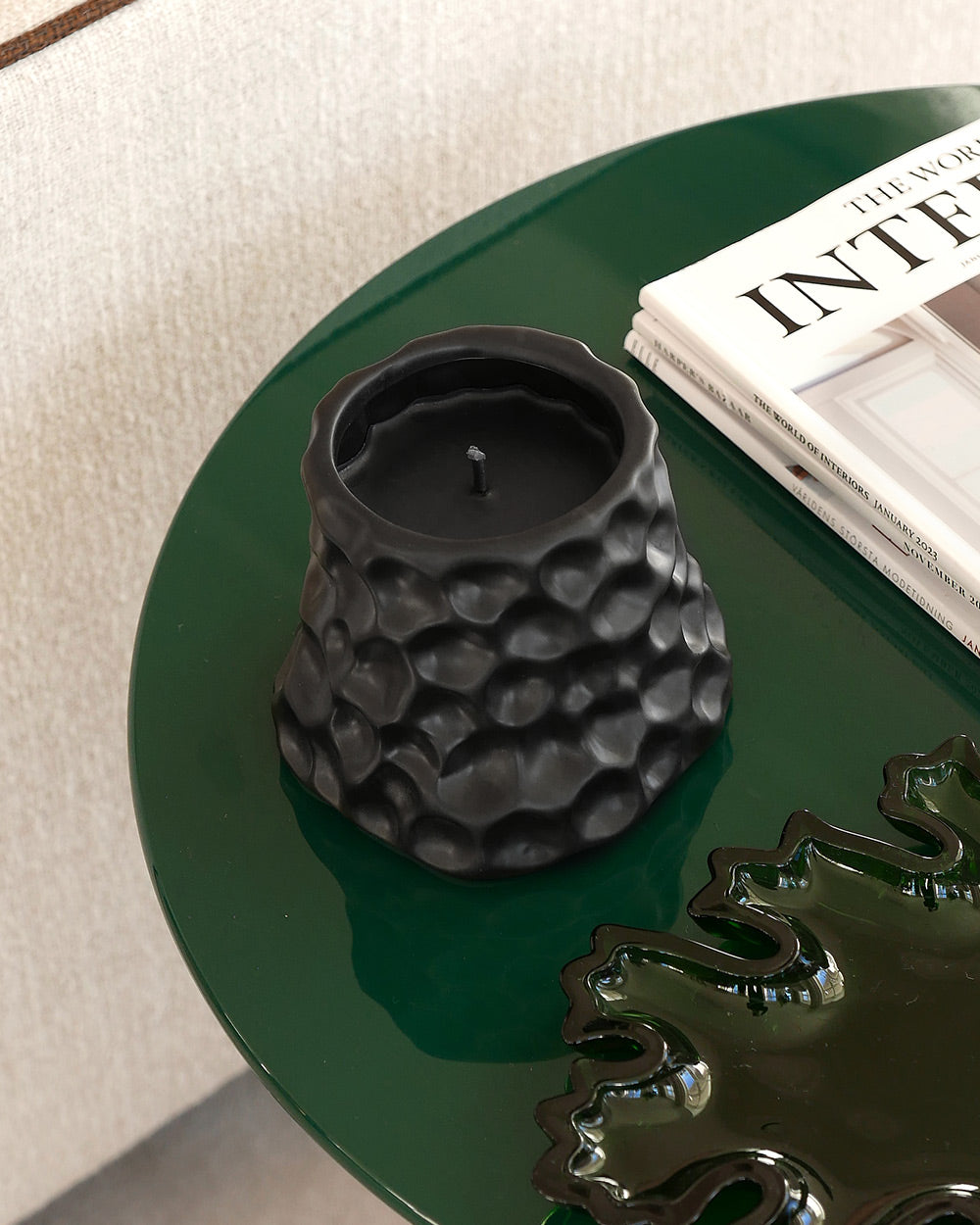 Volcano scented candle