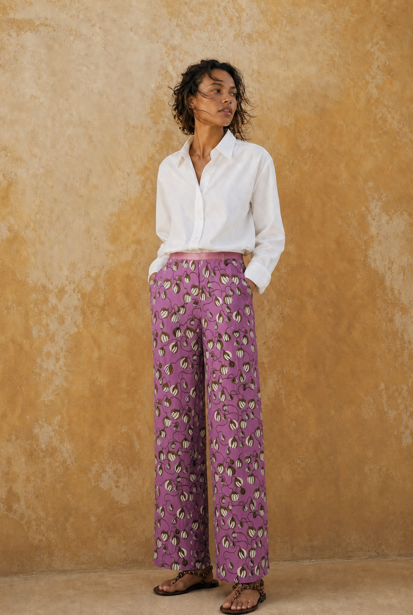 Hose Chihiro Sense in Purple