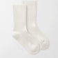 Cashmere Socks in Greige & Featherwhite