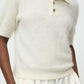 Pullover Brushed Pique in Featherwhite