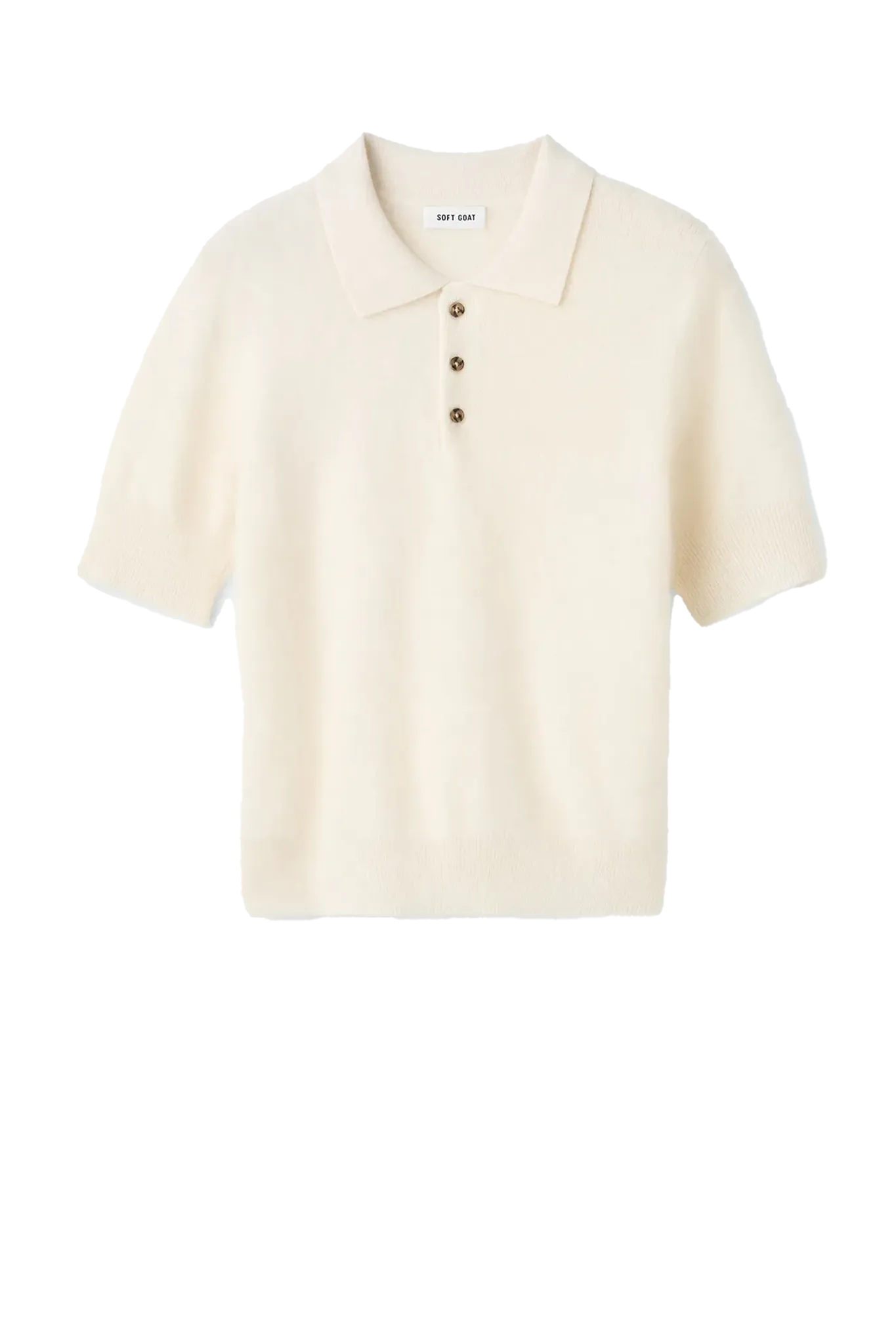 Pullover Brushed Pique in Featherwhite