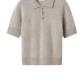 Pullover Brushed Pique in Greige