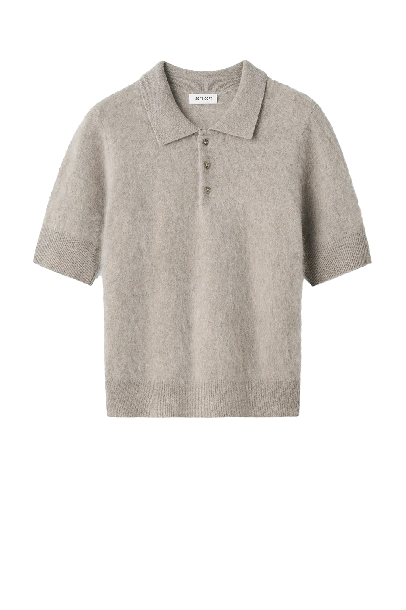 Pullover Brushed Pique in Greige