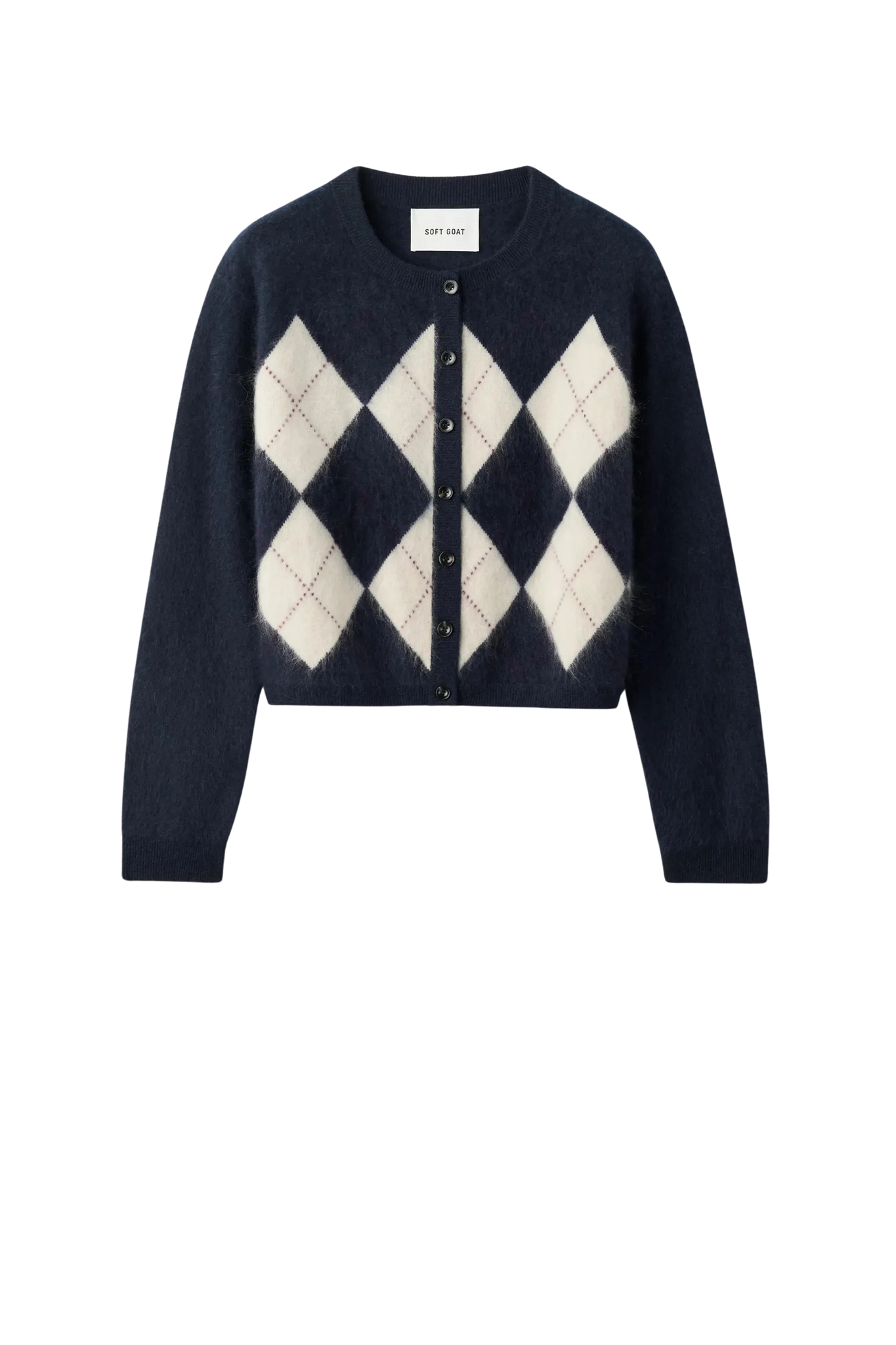 Cardigan Argyle in Navy