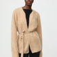 Cardigan Brushed in Camel