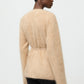 Cardigan Brushed in Camel