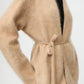 Cardigan Brushed in Camel