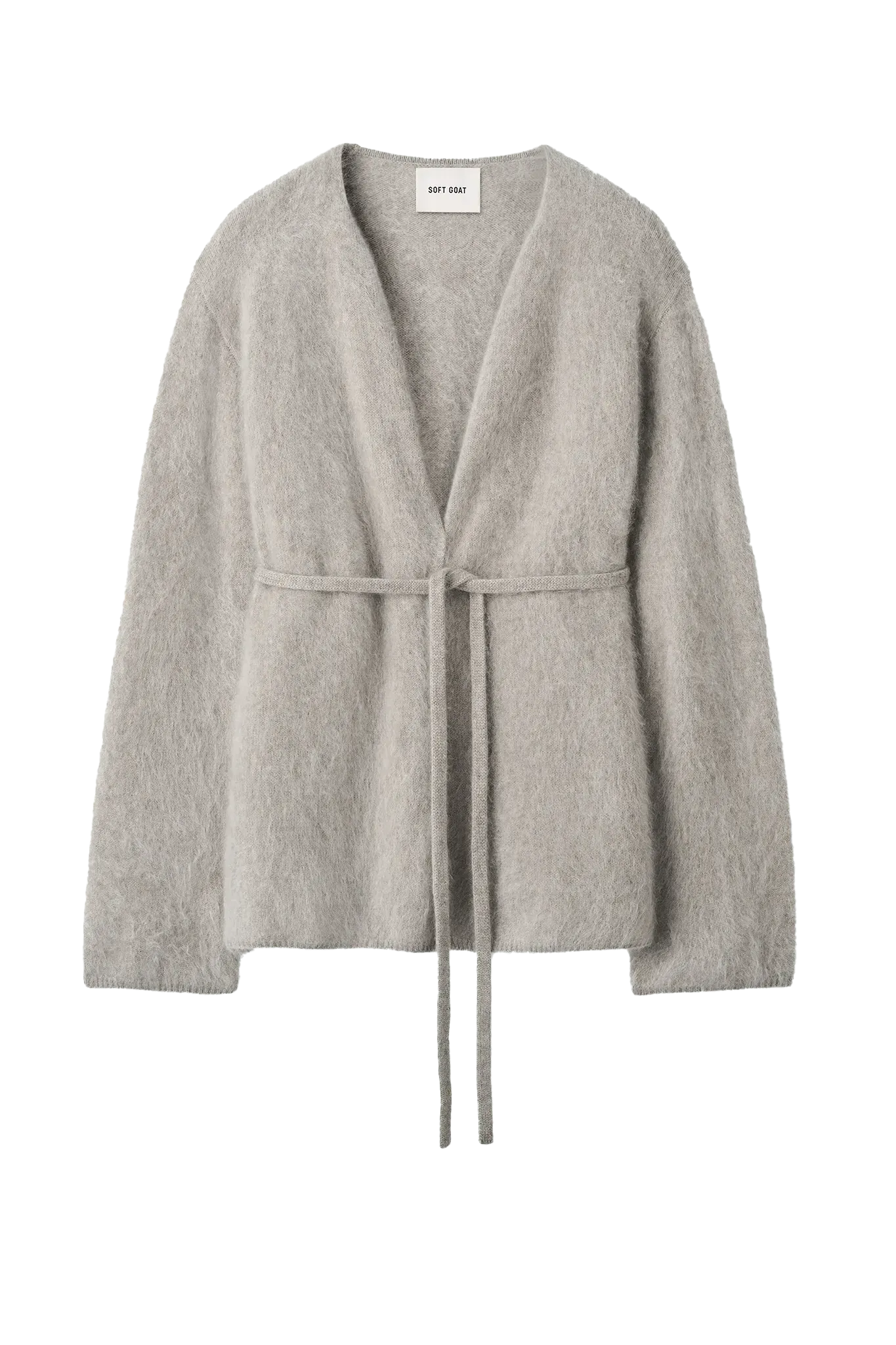 Cardigan Brushed in Greige