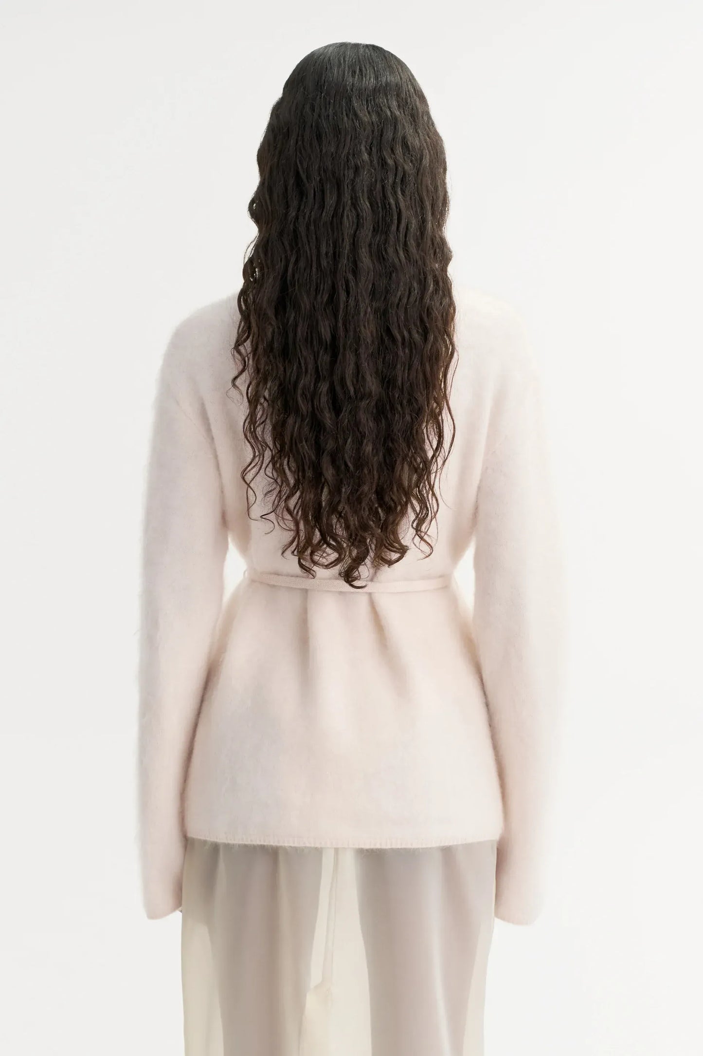 Cardigan Brushed in Powder