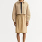 Jacke Zip in Camel