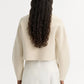 Jacke Zip in Cream