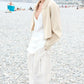 Jacke Zip in Cream