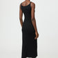 Kleid Fine Knit Cable Knit in Black