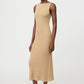 Kleid Fine Knit Cable Knit in Camel