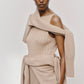 Kleid Fine Knit Cable Knit in Camel