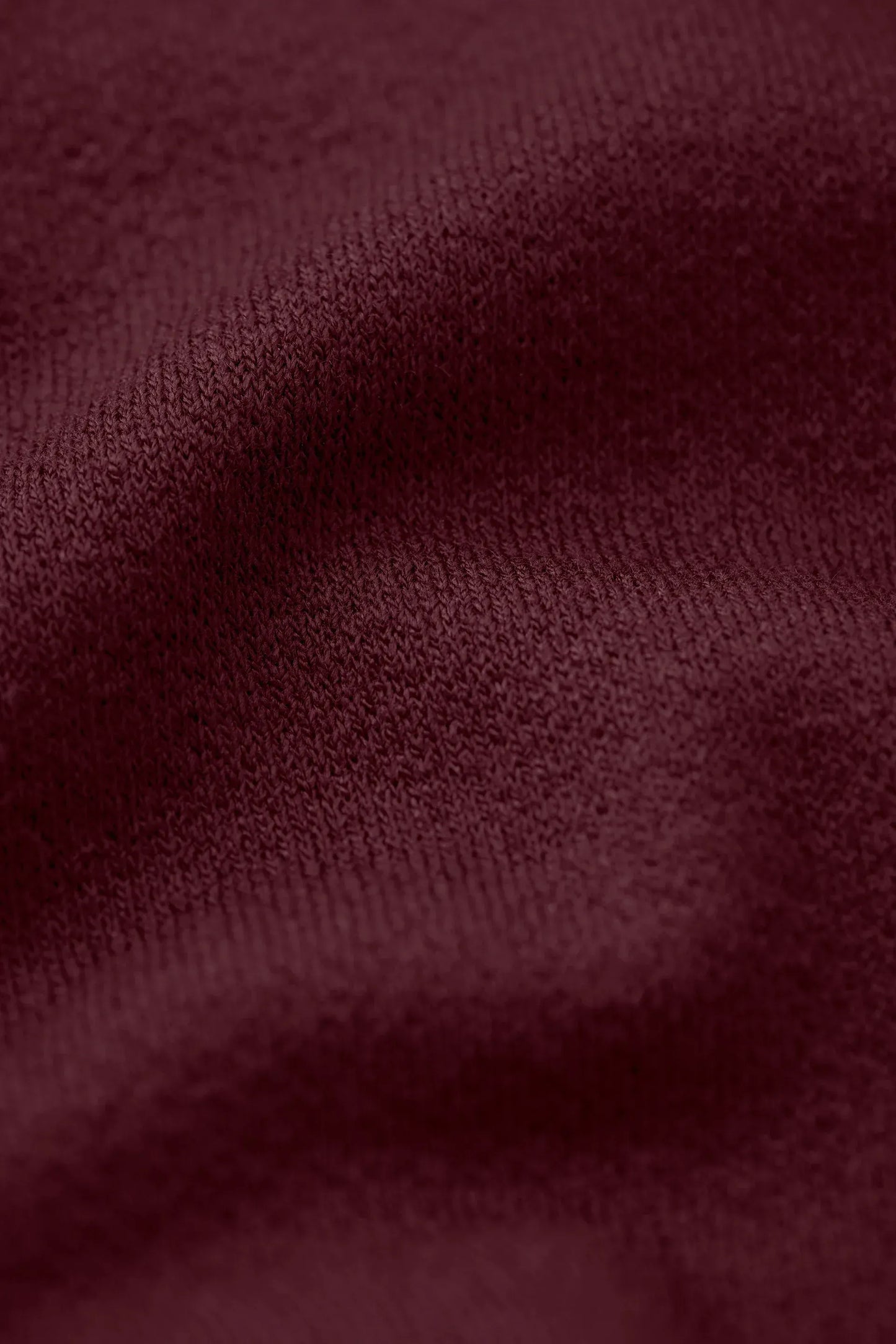 Longsleeve Lightweight Jersey Crewneck in Bordeaux