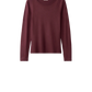 Longsleeve Lightweight Jersey Crewneck in Bordeaux
