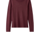 Longsleeve Lightweight Jersey Crewneck in Bordeaux