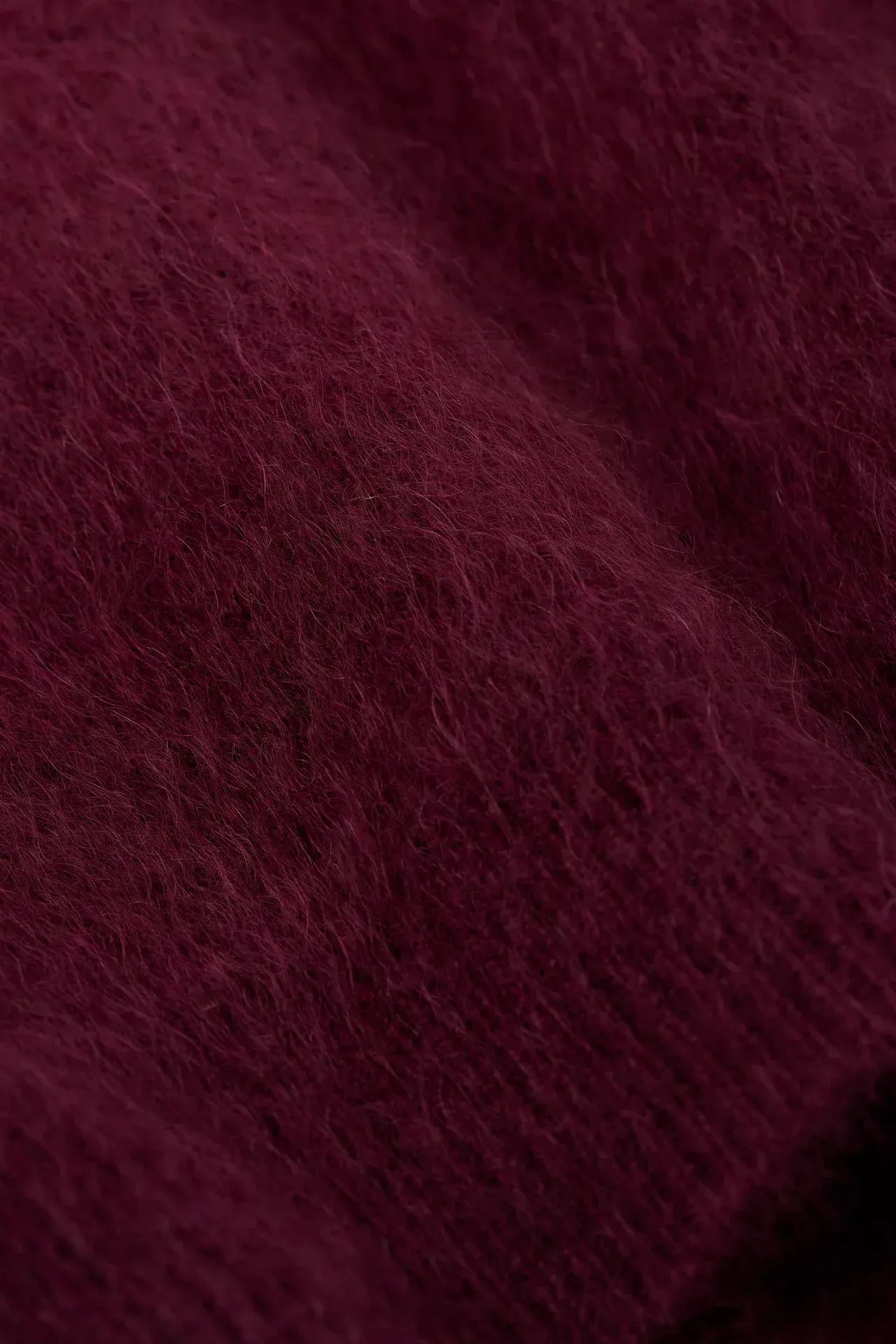 Pullover Brushed Short Sleeve in Bordeaux