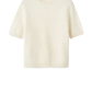 Pullover Brushed Short Sleeve in Featherwhite