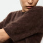 Pullover Brushed Short Sleeve in Mocha